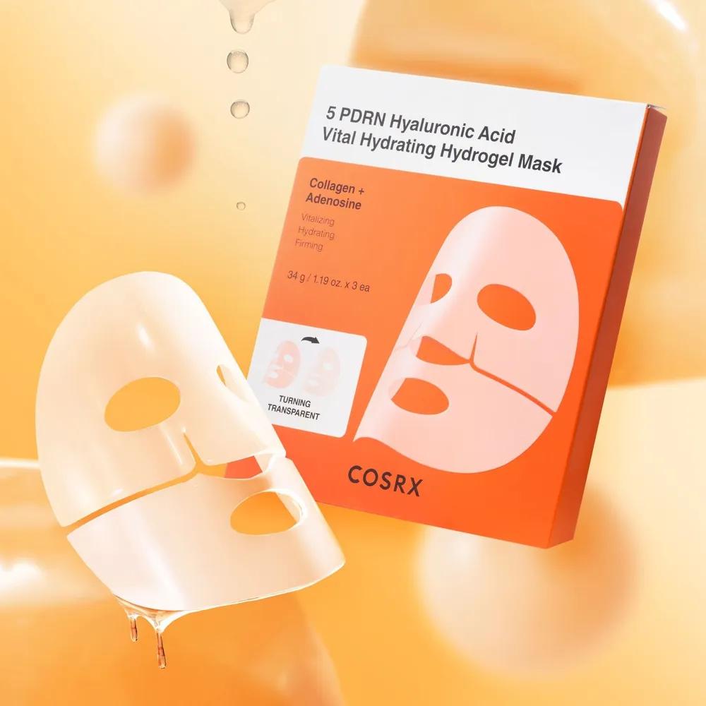 5 PDRN Hyaluronic Acid Vital Hydrating Hydrogel Mask (3-pack)