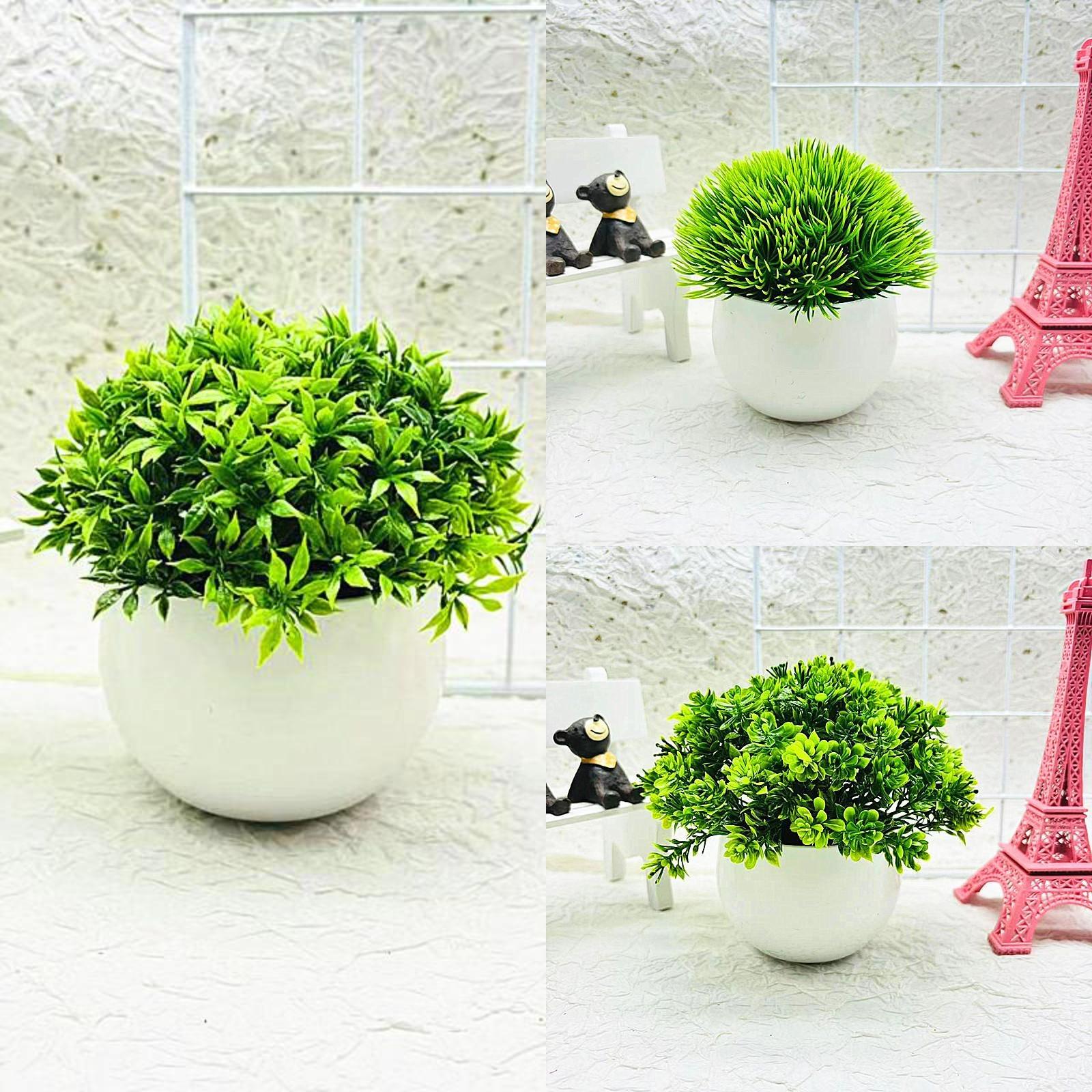 

Імітований бонсай, Штучний бонсай з квітами, Імітований бонсай з гілкою химонантусу, Імітована штучна квітка One Size зелений