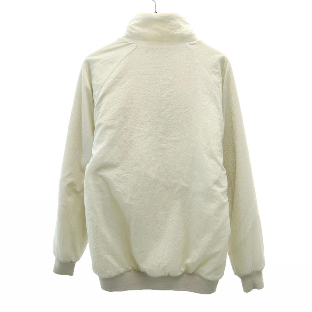 Nike Swoosh Logo Reversible Jacket S White Bore Men's Used