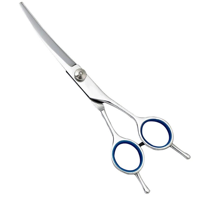 Professional Dual Curved Pet Grooming Scissors 7-inch
