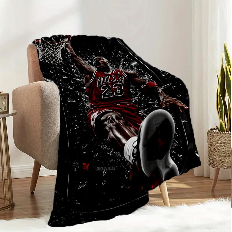 Michael Basketball Artwork Blanket Lightweight Ideal Bedding Blanket Perfect for Travel, Camping, Living Rooms, Offices, Sofas, Fan Christmas Gift