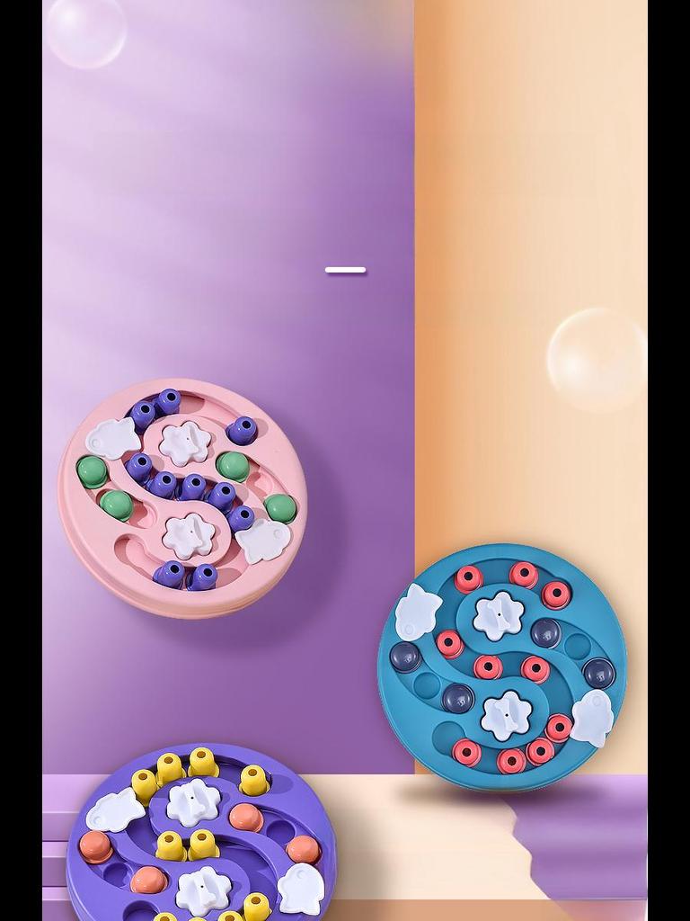 Interactive Dog Toy: Educational Feeder & Boredom Relief Turntable Bowl