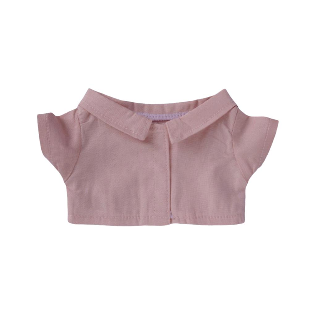 Stuffed Change Dressing Game 20CM Doll Shirt Idol Doll Clothes Stripes Lattice Solid Color Blouse