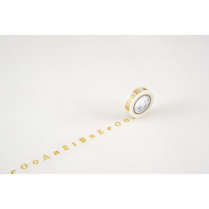 Masking Tape - Masking Tape MT EX Vowels Gold