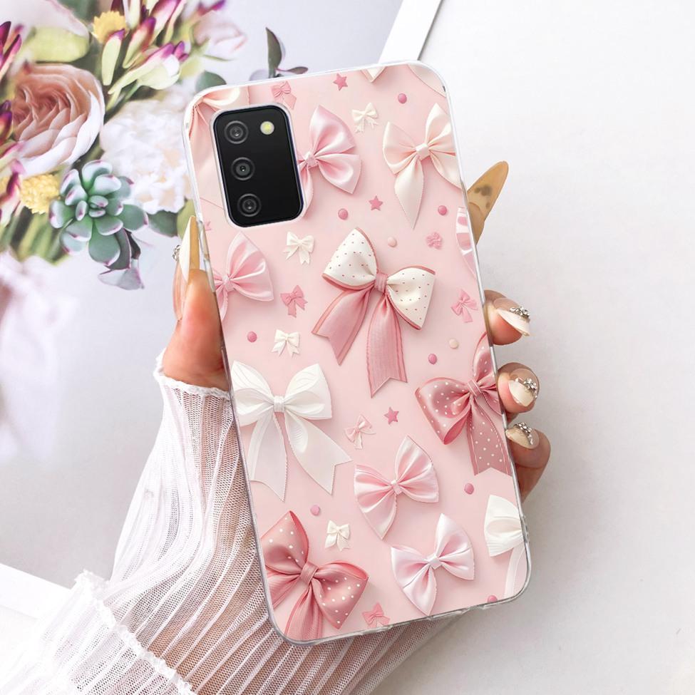 Clear Cover For Samsung A03s Case Cute Fashion Butterfly Funny Painted Casing For Samsung Galaxy A03s SM-A037F SM-A037M SM-A037G