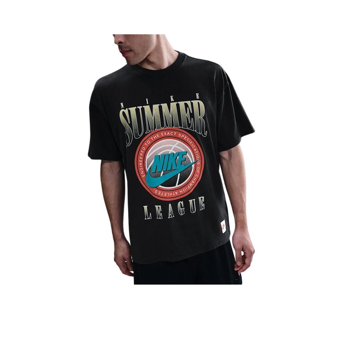 Nike Men s Basketball Loose Fit Breathable Black T-Shirt L