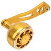 Fishing Reel Handle Grip Aluminum Alloy Baitcasting Reel Rocker Arm Replacement 8x5mmB Type Gold