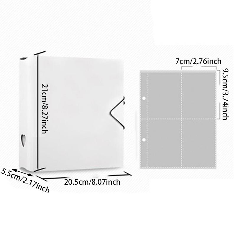 A4 Kpop Photocard Collecting Album - 25 Pocket Binder With Baffle For Idol Pictures