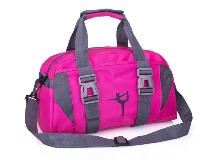 Yoga Fitness Bag Waterproof Nylon Training Shoulder Crossbody Sport Bags For Women fitness Travel Duffel Clothes Gym bags bolsos