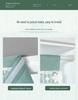 Lace Door Partition Curtain for Home – No-Drill, Double Layer, Transparent Gauze, Polyester, Anti-Mosquito.