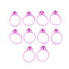 10Pcs Silicone Cake Bag Clips Ties Fixed Ring Decorative Bag Rubber Bands Bundling Leak-proof Pastry Bags Cable Cake Tools+