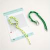 Fashion Nylon Handmade Rope Couple Style Hand and Feet Chian Vintage Keychain Bag Pendant Decoration with Free Key Buckle