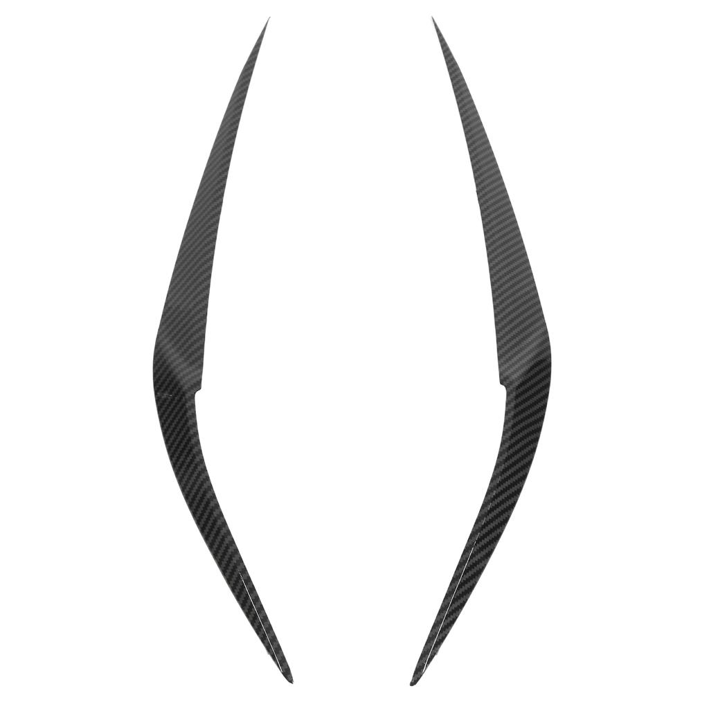 Pair Car Hdlight Eyebrows Front Left Right Trim Exterior Decoration Replacement for X1 F48 2015+(Carbon     )