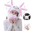 Cute Cartoon Rabbit Ear Hat Kawaii Bunny Ears Plush Winter Cosplay Anime Hat Birthday Gift Accessory