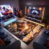 1PC Custom Name Magical Oracle's Wisdom Theme Floor Mat Ideal for Living Room, Game Rooms, Office, Bedroom,Floor Mat Playful Design