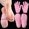 Silicone Moisturizing Mask Socks Reusable Exfoliating Anti Crack Protective Gloves Dry Dead Skin Remover Tools Hand Foot Care