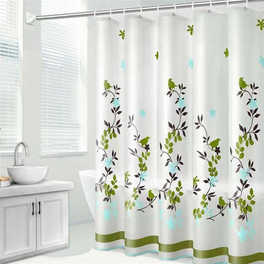 Waterproof Shower Curtains Opaque Partition Curtain Bathtub Curtains Bathroom Curtains  Bathroom