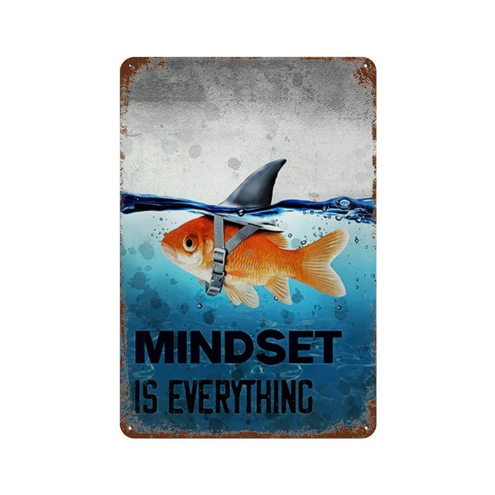 Fishing Metal Tin Sign Fishing Sign Vintage Metal Plate for Wall Poster Farm Art Decoration Stickers Plaques 8X12 Inch