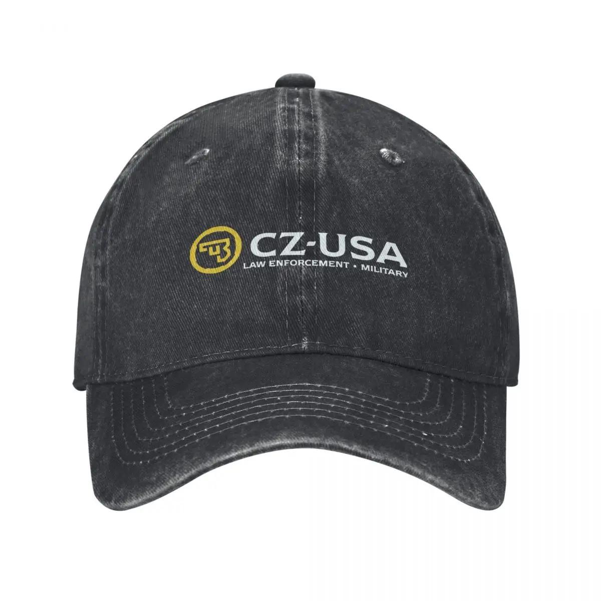 

Бейсболки с логотипом CZ USA Guns, винтажная потертая джинсовая кепка Snapback, унисекс, для отдыха на открытом воздухе, для путешествий, регулируемая кепка Adjustable&>8Y чёрный