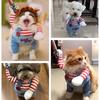 Pet Dog Costume, Cute Dog Cosplay Halloween Christmas Funny Costume Dog Clothes Party Costume For Small Medium And Large Dogs (Small)