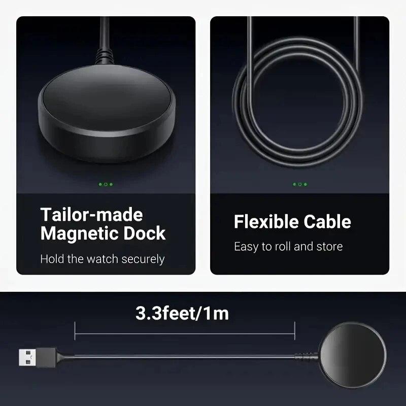 Magnetische Uhr Kabelloses Ladegerät Für Samsung Galaxy Watch 8/7/6/5pro/5/4/3 Active 2 Tragbares USB-Kabel Schnelllade-Dockingstation