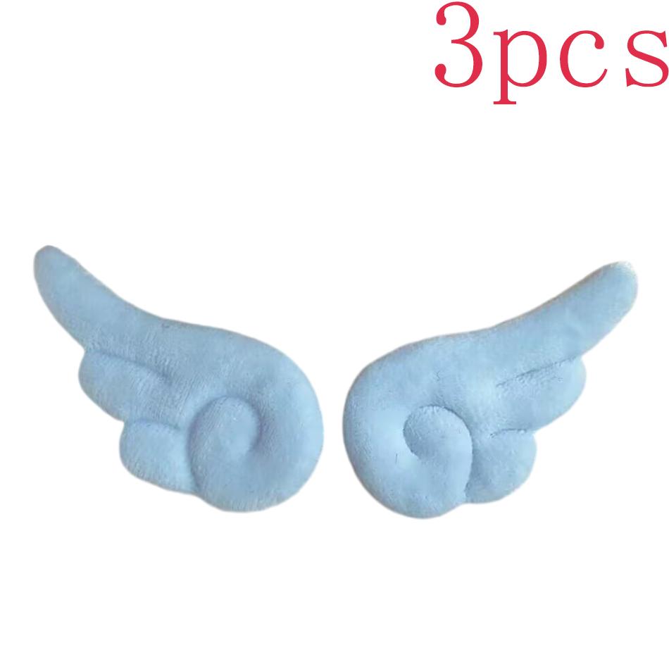 1-10 Pair Of Plush Angel Wings Brooch Bag Decoration Badge Y2K Style Gothic Lolita Plush Angel Wing Fluffy Brooch Decoration