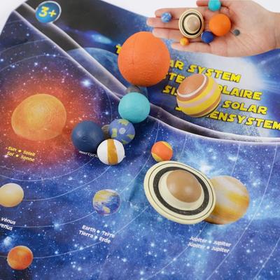 9 Stück Planeten Universum Planetenmodell Wissenschaftliche Bildungsspielzeuge Schreibtischdekorationen Kreative Wissenschaftsgeschenke Kinder-Dampf