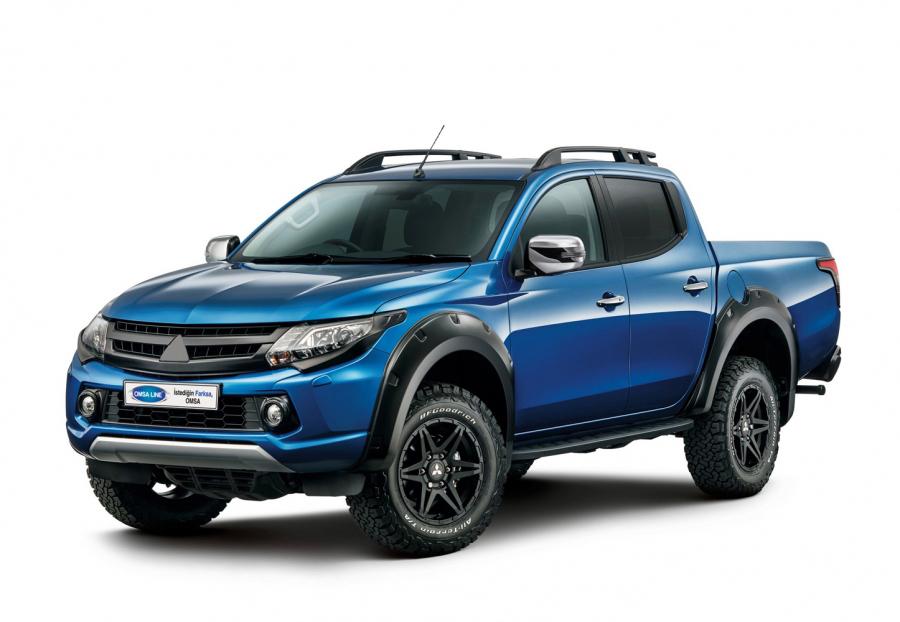 

Roof rails OmsaLine Sport (2 pcs, black) for Mitsubishi L200 2015-2024