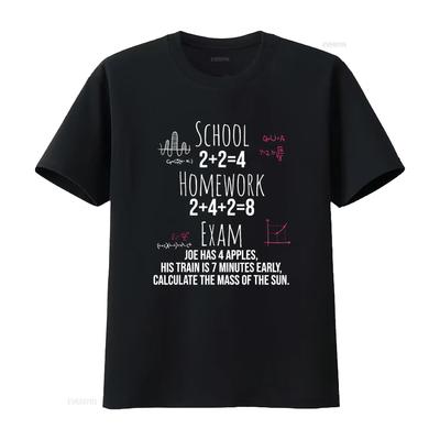 Funny Math Gift for T Shirtn Girls Tween Women Teacher College Shirt Vintage Washed Designer Clothes Breathable Graphic