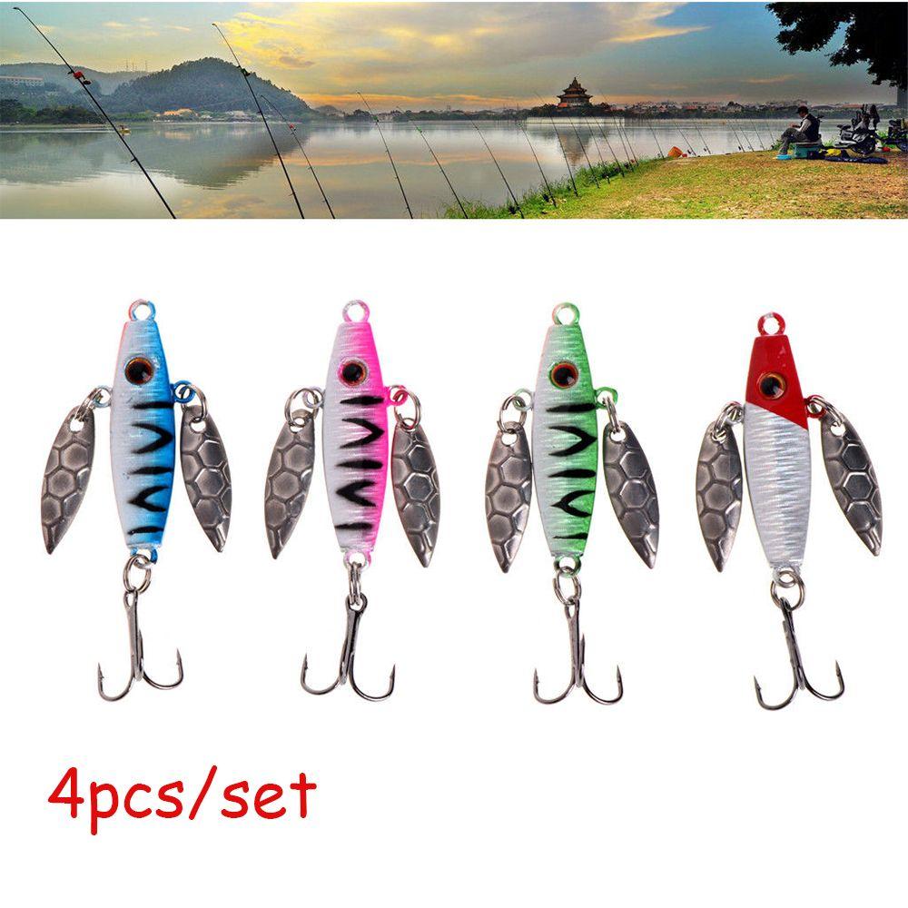 

4 шт./компл. крючки для искусственной ледяной рыбалки для плавания судака, зимние рыболовные приманки для жесткой отсадки