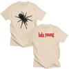 2026 High Quality Tops Lola Young Spiders T Shrit Fashion Short Sleeve Hip Hop Men Women Aesthetic Oversized Crewneck Tees