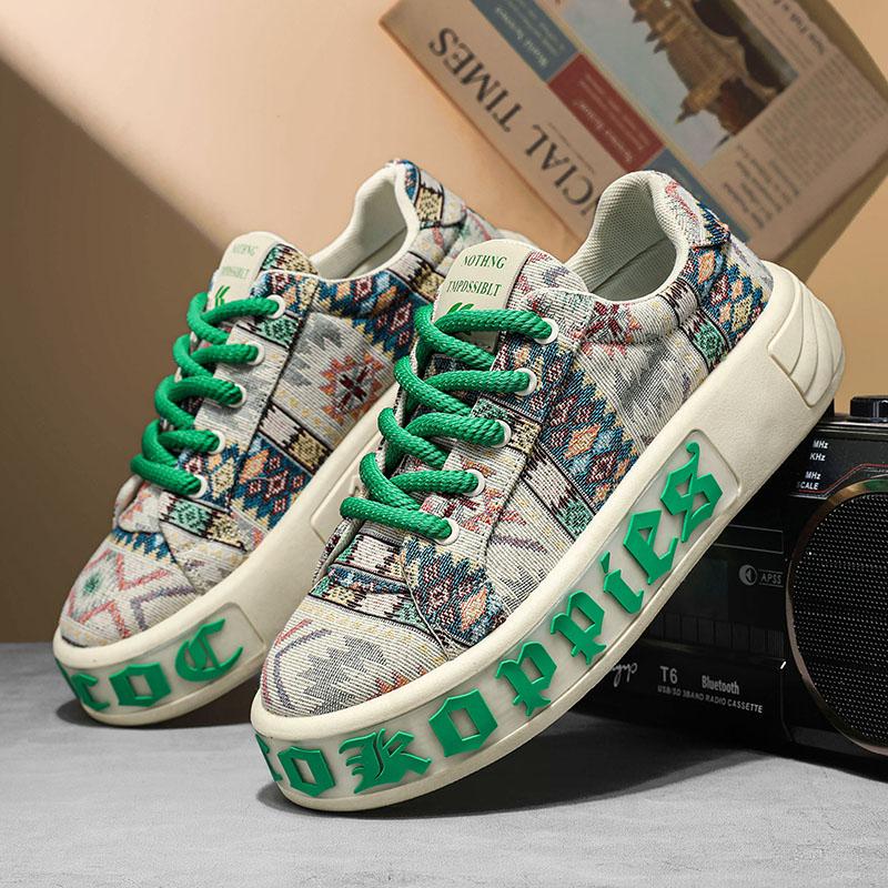 Scarpe estive traspiranti Elasticità e Fondo spesso largo Aumento Scarpe da uomo