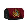 Cartoon Harry Potter Pattern Double Layer Stationery Storage Bag For Students And School Supplies