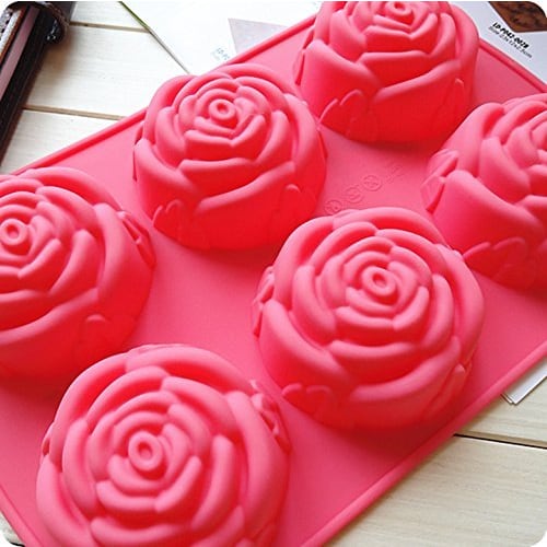 Various Silicone Molds, Roses/Handmade Soap/Candles/Clay/Resin/Silicone Molds/Cutting Molds/Handmade Crafts (Rose)
