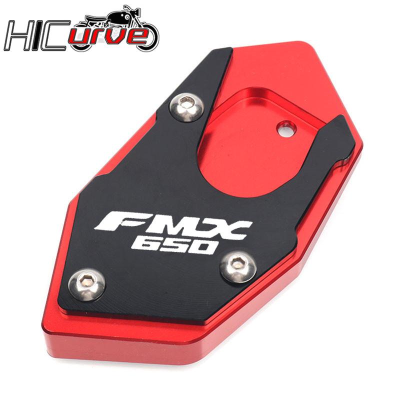 For HONDA XLV 600 650 700 TRANSALP / DOMINATOR NX 650 / FMX 650 CNC Kickstand Foot Side Stand Extension Pad Support Plate