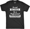 Retired Grandpa Professional Funny Saying T-shirt