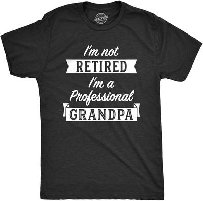 Retired Grandpa Professional Funny Saying T-shirt