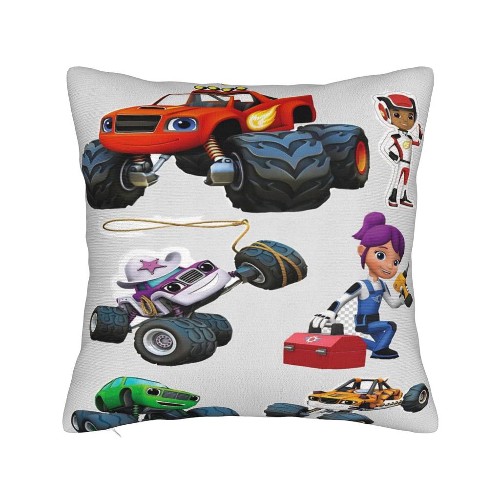 Decorative Pillowcase Blaze and the Monster Machines Merch Sofa Pillow Case Cover Drop Shipping Multiple Sizes