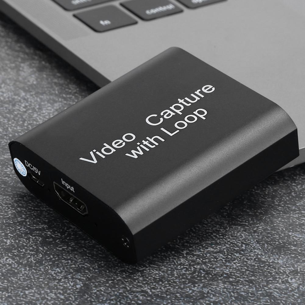 With Loop Out Function HDMI Video Capture Encryption Dongle Card USB2.0 4k 1080P