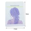 50Pcs Fashion Women Back View Paper Card Hair Accessories Display Card Hair Clip Packaging Card Hair Clip Retail Price Tag