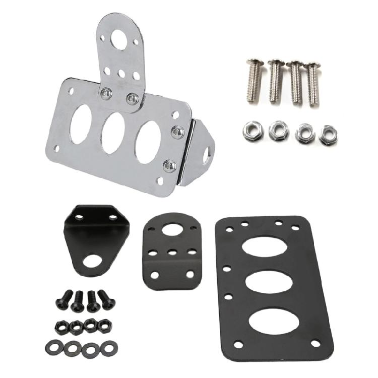 Universal Motorbike Brake Tail Light License Plate Bracket Quality Metal Made