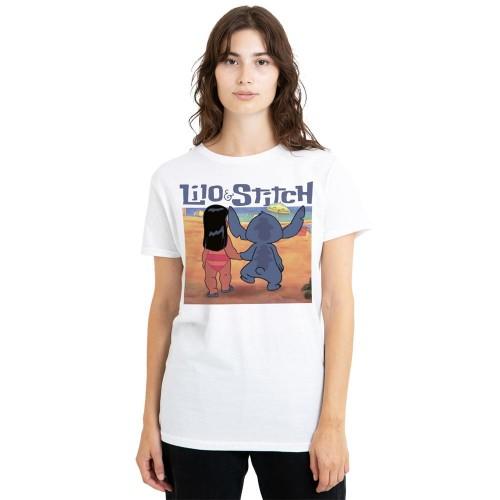 Lilo & Stitch Womens/Ladies Into The Sunset T-Shirt