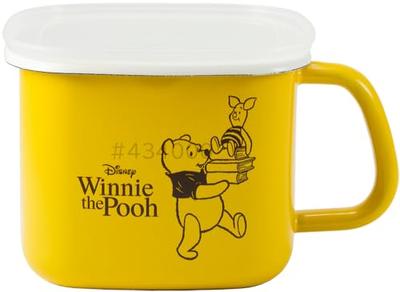 Fuji smaltovaný čtvercový hrnec Disney Medvídek Pú, 1,5 l (DYQ-KP)