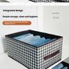 Household Wardrobe Thousand Bird Grid Storage Box Drawer Type Large Capacity Foldable Clothes Jeans Portable Storage Box