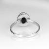 Black Onyx Oval Gemstone Ring, Solid 925 Sterling Silver Birthstone Ring, Bezel Ring, Statement Ring, Boho Ring, Partywear Ring