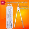 Deli 8604 Engineering Student Compass Set: Metal Texture Drafting and Design Ruler Tool