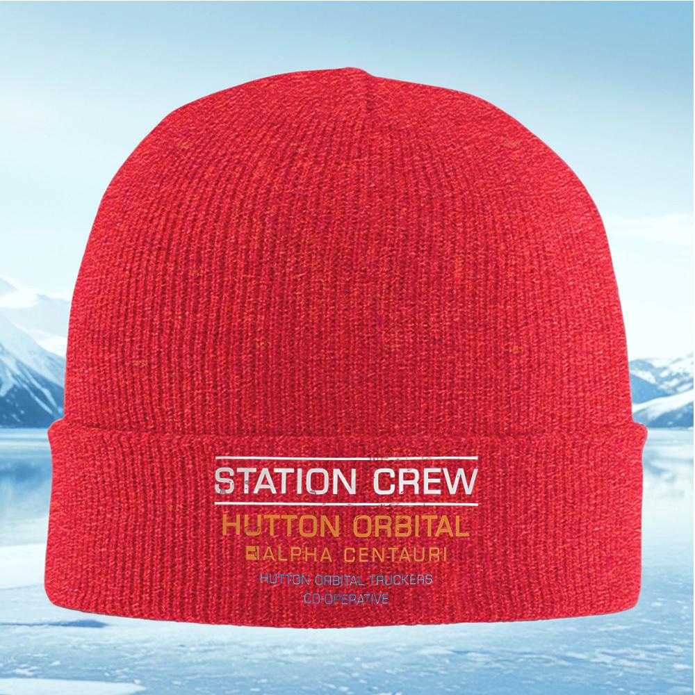 Station Crew Hutton Orbital Alpha Centauri Men Women Unisex Knitted Hat Beanie Pullover Cap Winter Thermal Warm Christmas Outdoo