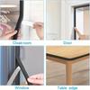 2M PU Sponge Foam Seal Strip Tape Adhesive Anti Collision Soundproof Weather Stripping for Doors Windows Furniture Protection