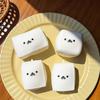 Squishy Squeeze Toy Decompression Cute Milk Cube Seal-shaped Slow Rising Balls Stress Relief Fidget Sensory Toy Birthday Gift