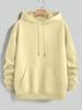Vacation Style Hip Hop Sweatshirt For Men, California Seaside Scenery Letter Slogan Back Design, Soft Skin Friendly Daily Sports Hoodie